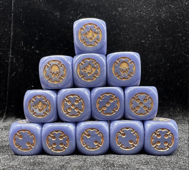 Acrylic D6 Dice Set – Warhammer 40K