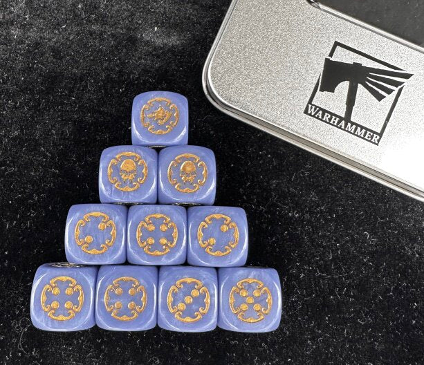 Acrylic D6 Dice Set – Warhammer 40K – alternate product view