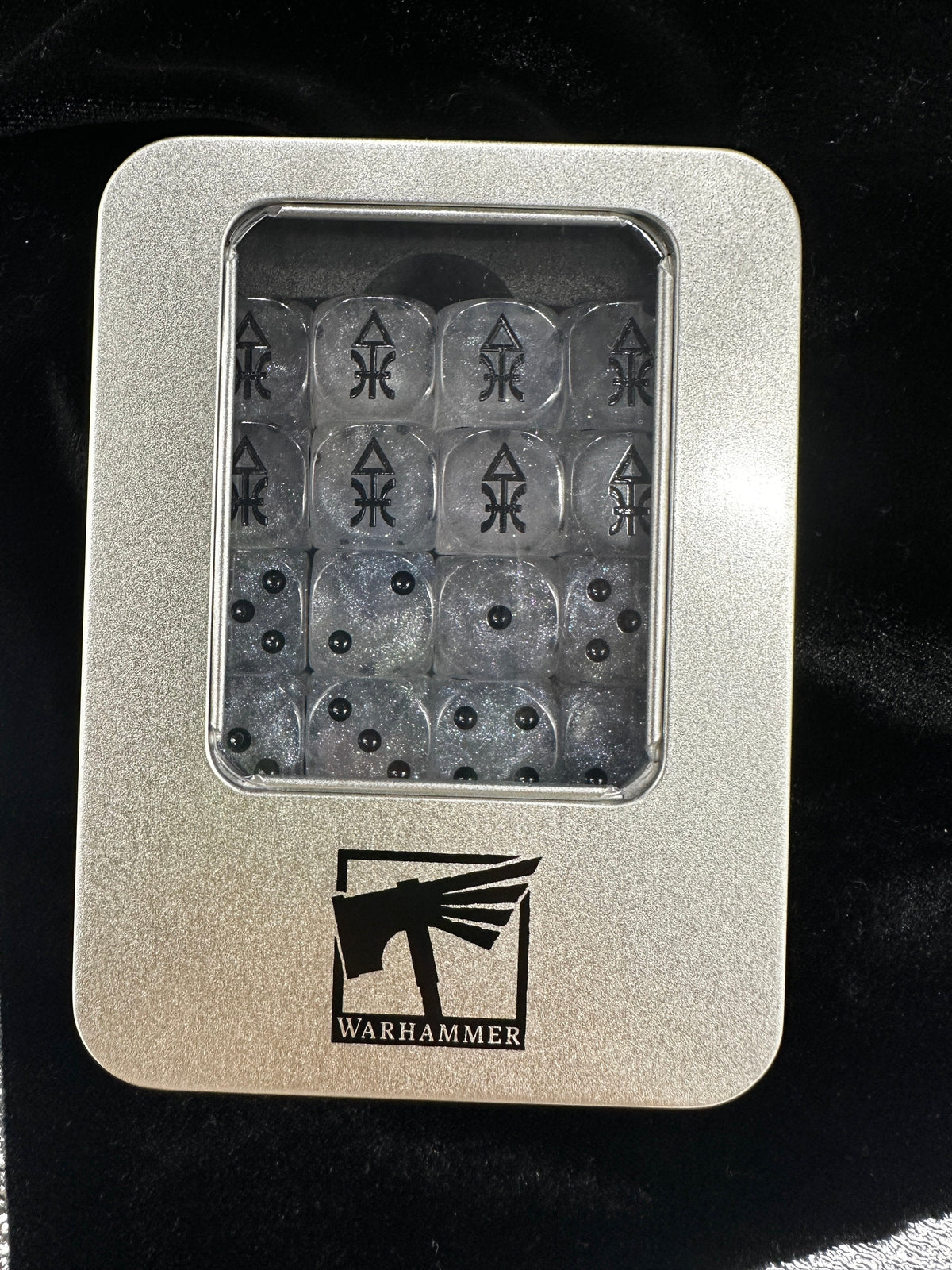 Acrylic D6 Dice – Shifting Crystal – alternate product view