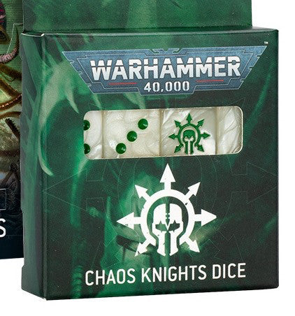 Acrylic D6 Dice – Swirl Pearlescent – Chaos Knights 1