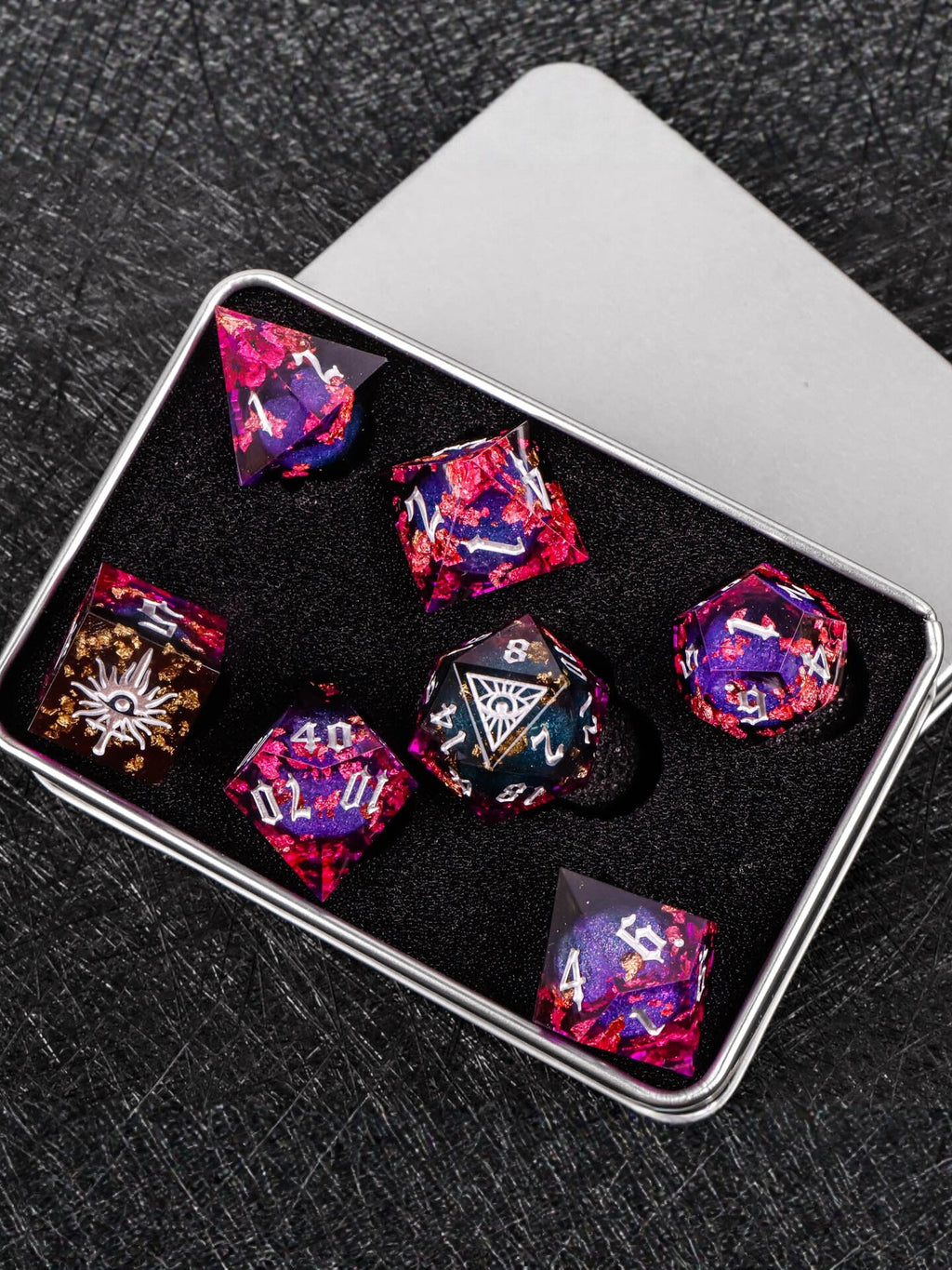 All Seeing Resin RPG Dice Set – alternate product view
