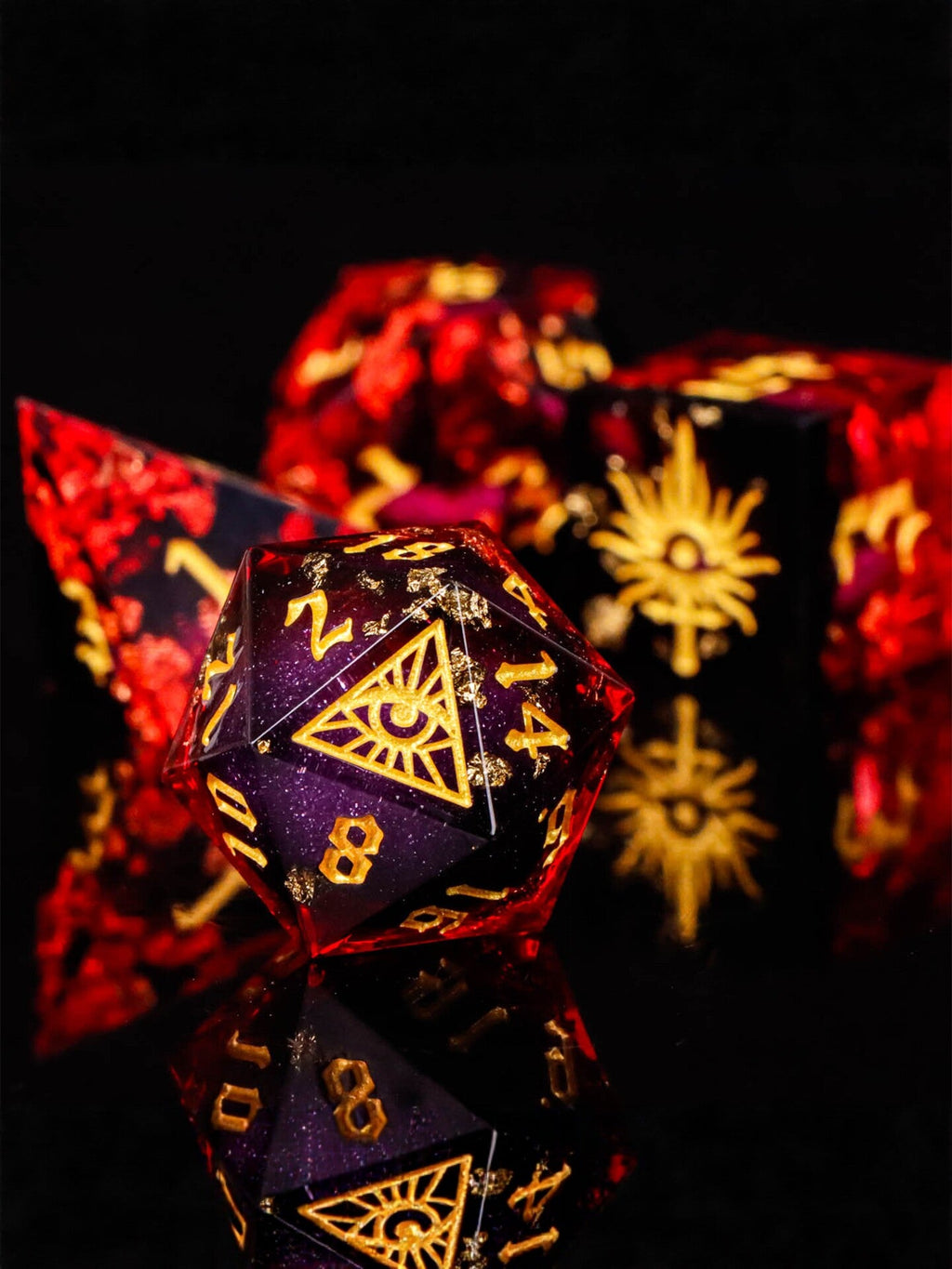 All Seeing Resin RPG Dice Set – alternate product view