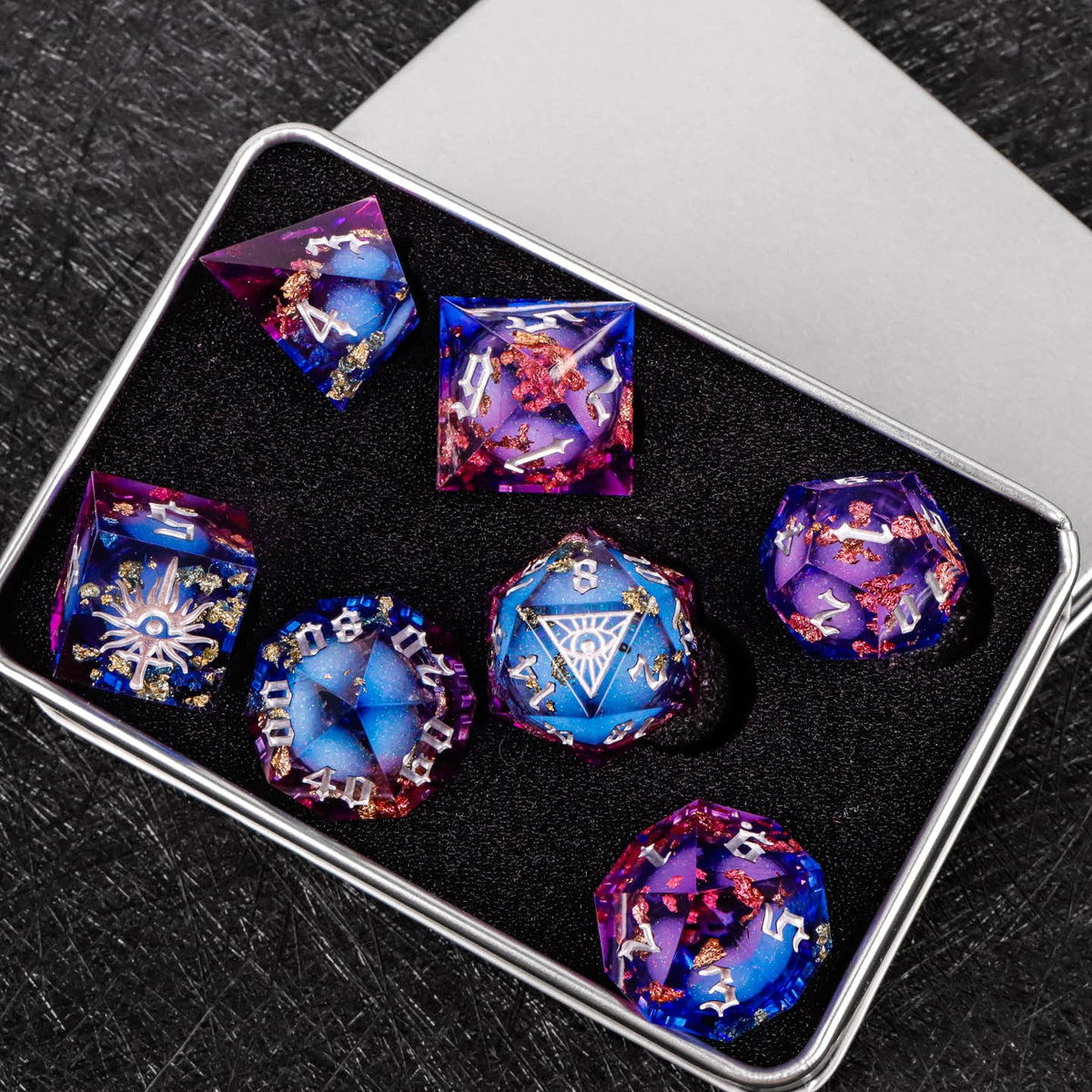 All Seeing Resin RPG Dice Set – alternate product view