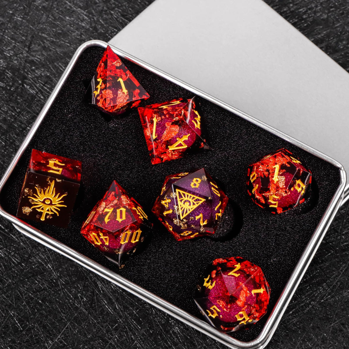 All Seeing Resin RPG Dice Set – alternate product view