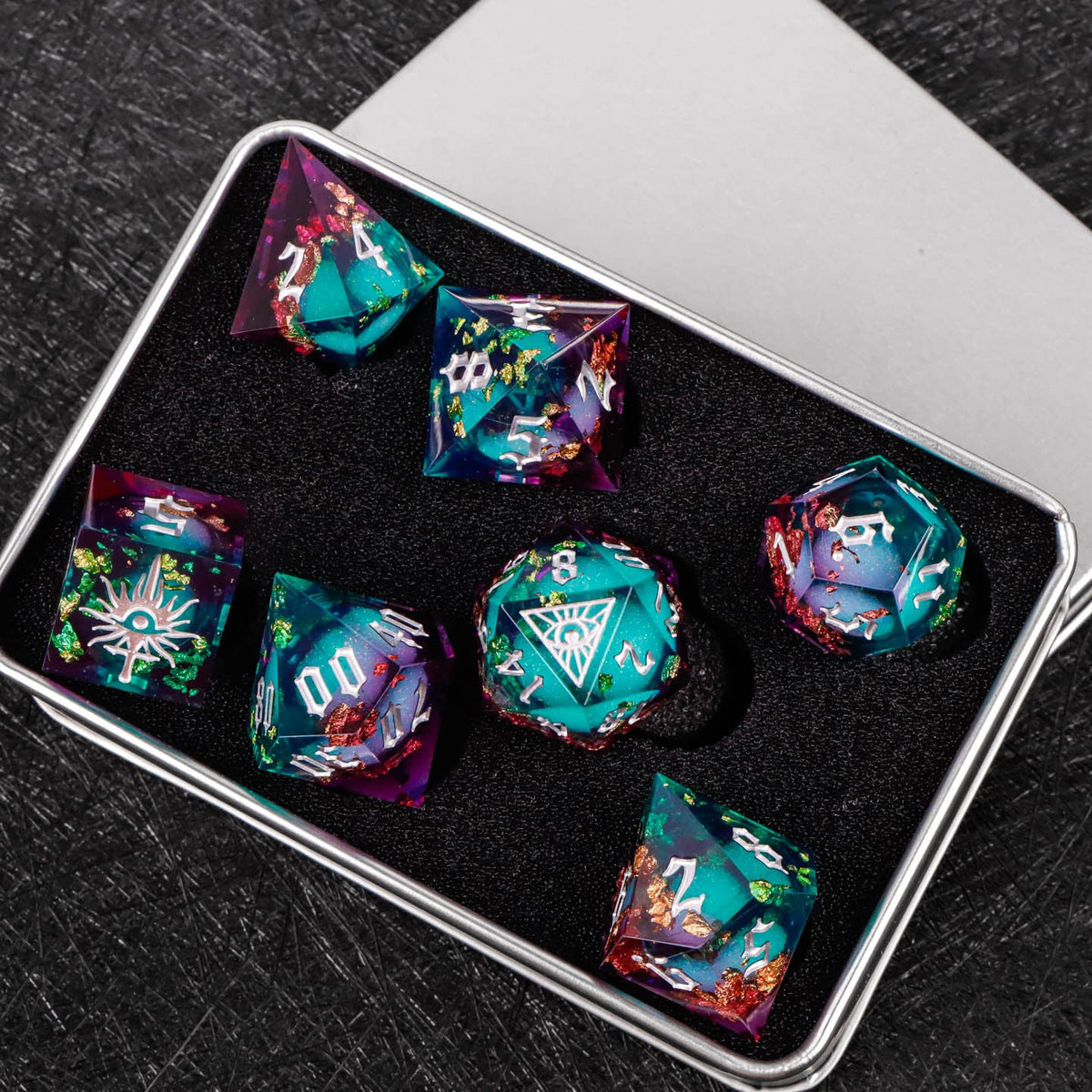 All Seeing Resin RPG Dice Set – alternate product view
