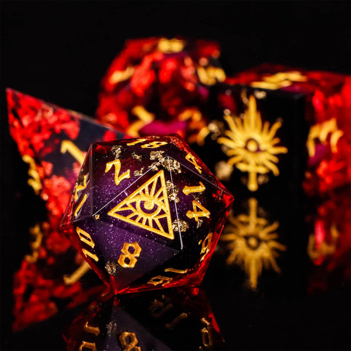 All Seeing Resin RPG Dice Set – alternate product view