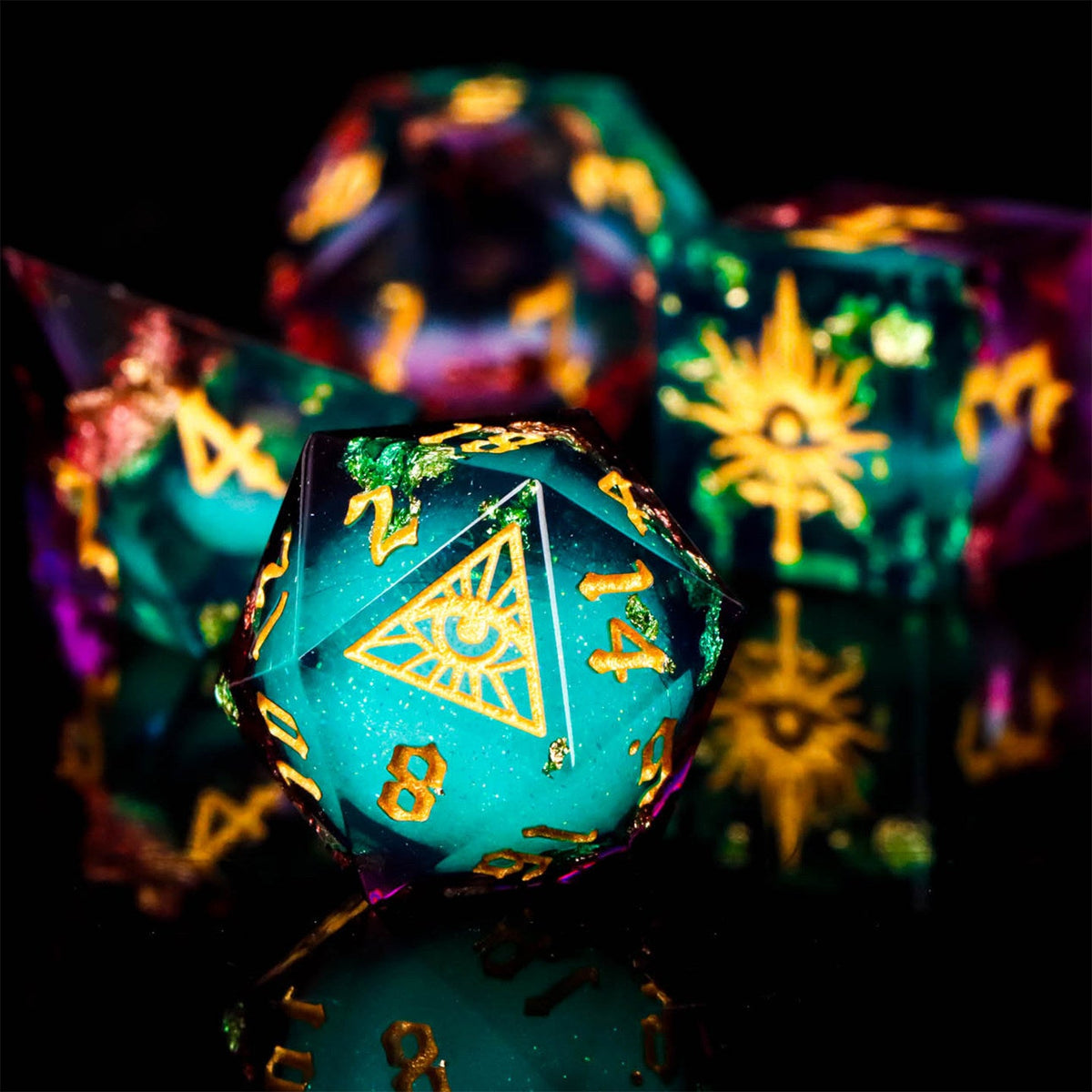 All Seeing Resin RPG Dice Set – alternate product view