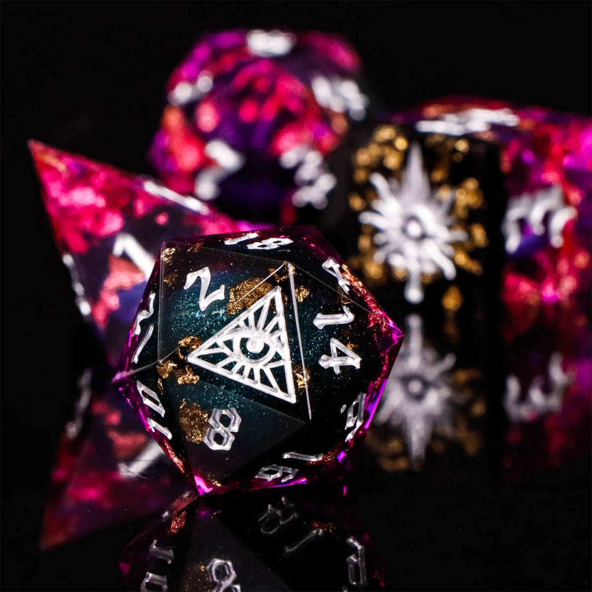 All Seeing Resin RPG Dice Set – alternate product view