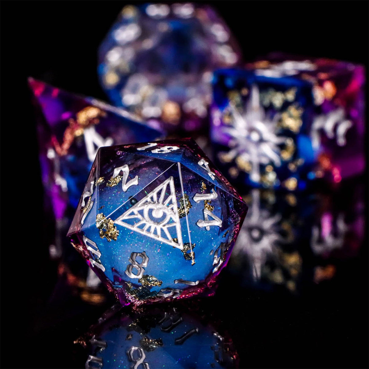 All Seeing Resin RPG Dice Set – alternate product view