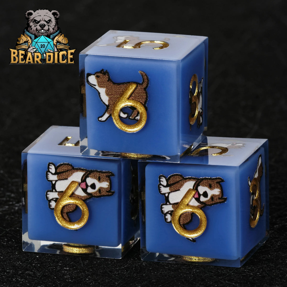 American Pit Resin D6 Dice – alternate product view