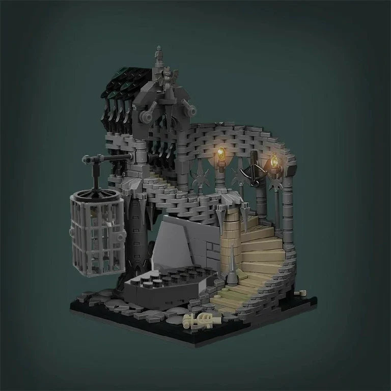Assembleable Castle Dice Tower