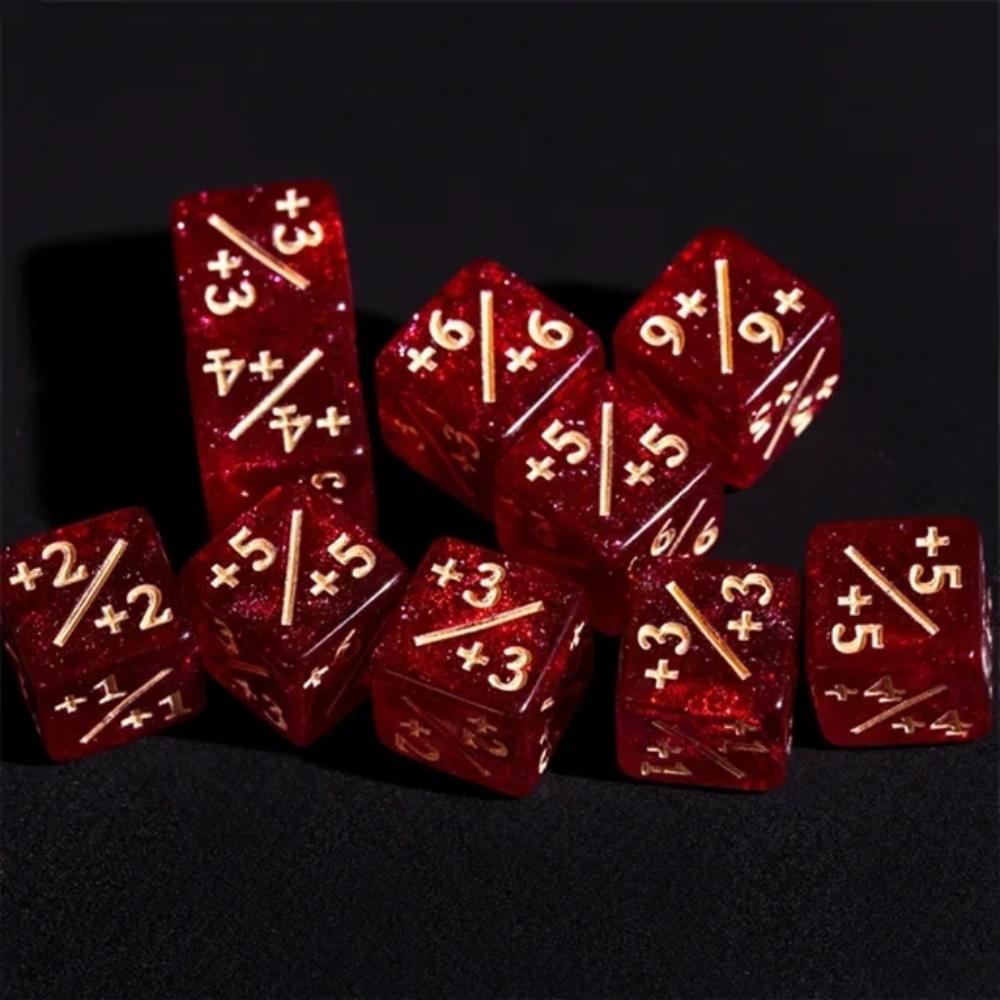 Baldurs Gate Acrylic DND Dice – Glitter – DND dice 12mm glitter D6RPG Baldur's Gate Cthulhu 6 - sided dice