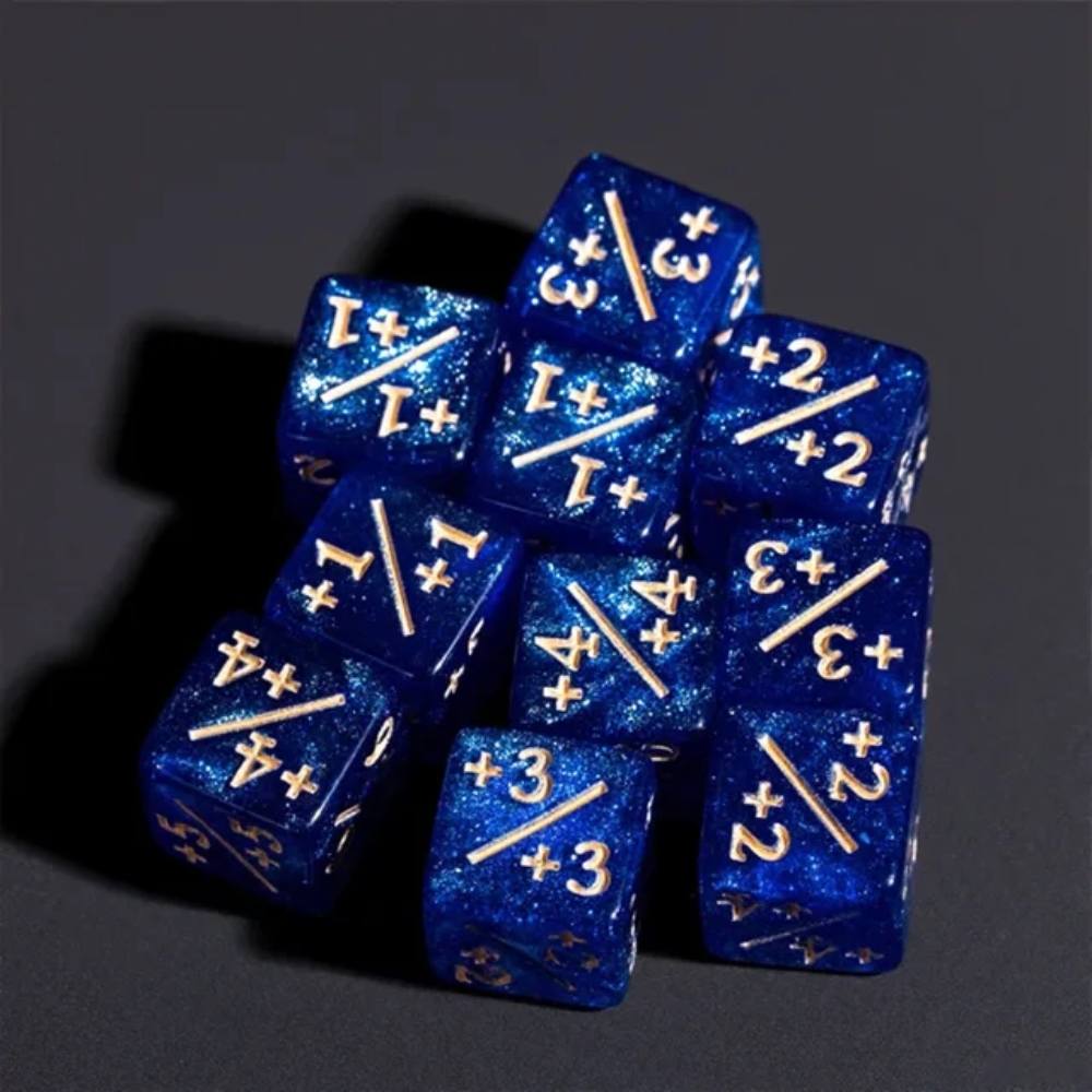 Baldurs Gate Acrylic DND Dice – Glitter – DND dice 12mm glitter D6RPG Baldur's Gate Cthulhu 6 - sided dice