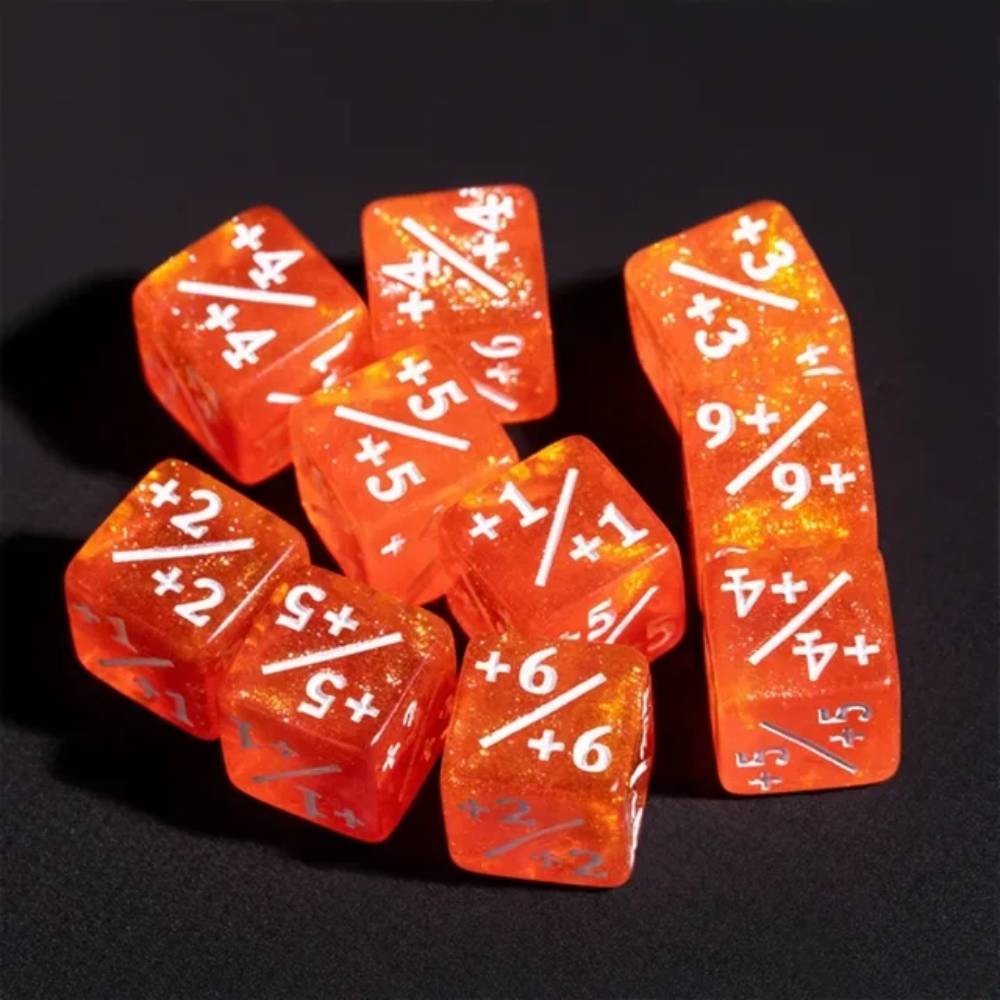 Baldurs Gate Acrylic DND Dice – Glitter – DND dice 12mm glitter D6RPG Baldur's Gate Cthulhu 6 - sided dice