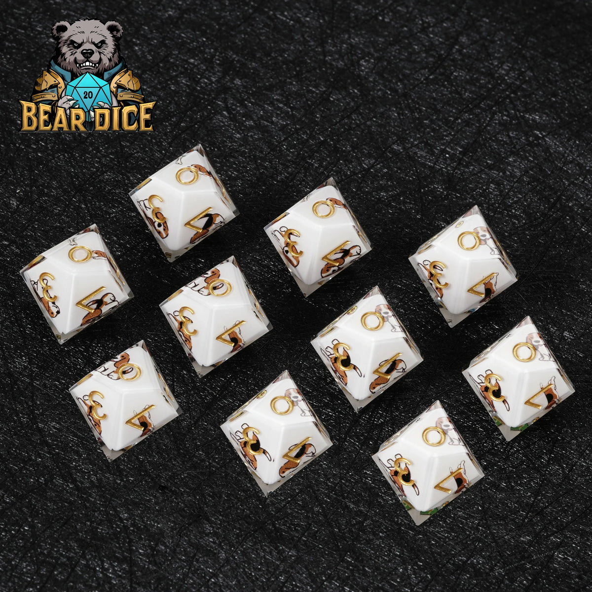 Beagle Resin D10 Die – Personalized Design – Personalized Design 1