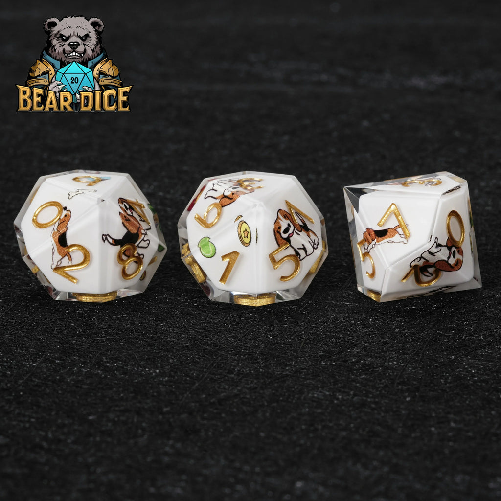 Beagle Resin D10 Die – Personalized Design – Personalized Design 1 – alternate product view