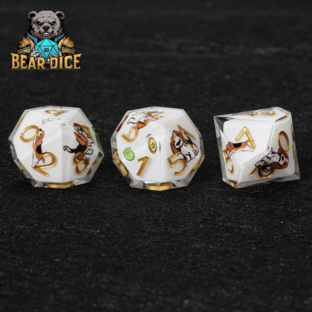 Beagle Resin D10 Die – Personalized Design – Personalized Design 1 – alternate product view