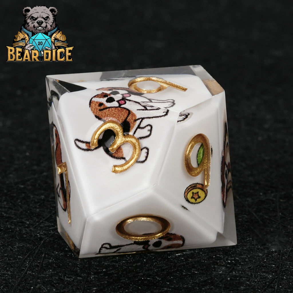 Beagle Resin D10 Die – Personalized Design – Personalized Design 1 – alternate product view