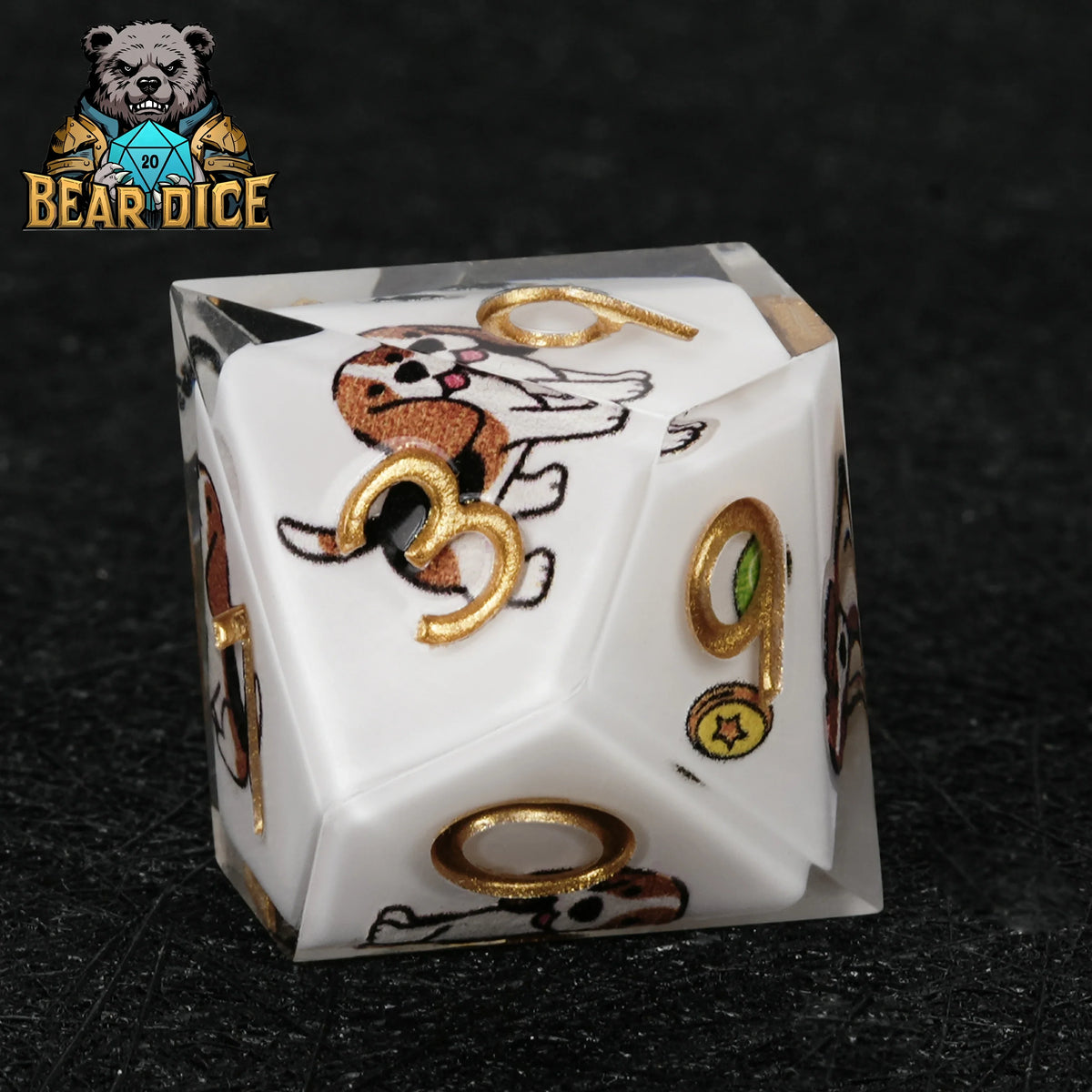 Beagle Resin D10 Die – Personalized Design – Personalized Design 1 – alternate product view