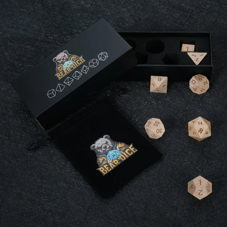 Bee Acrylic DND Dice Set – alternate product view
