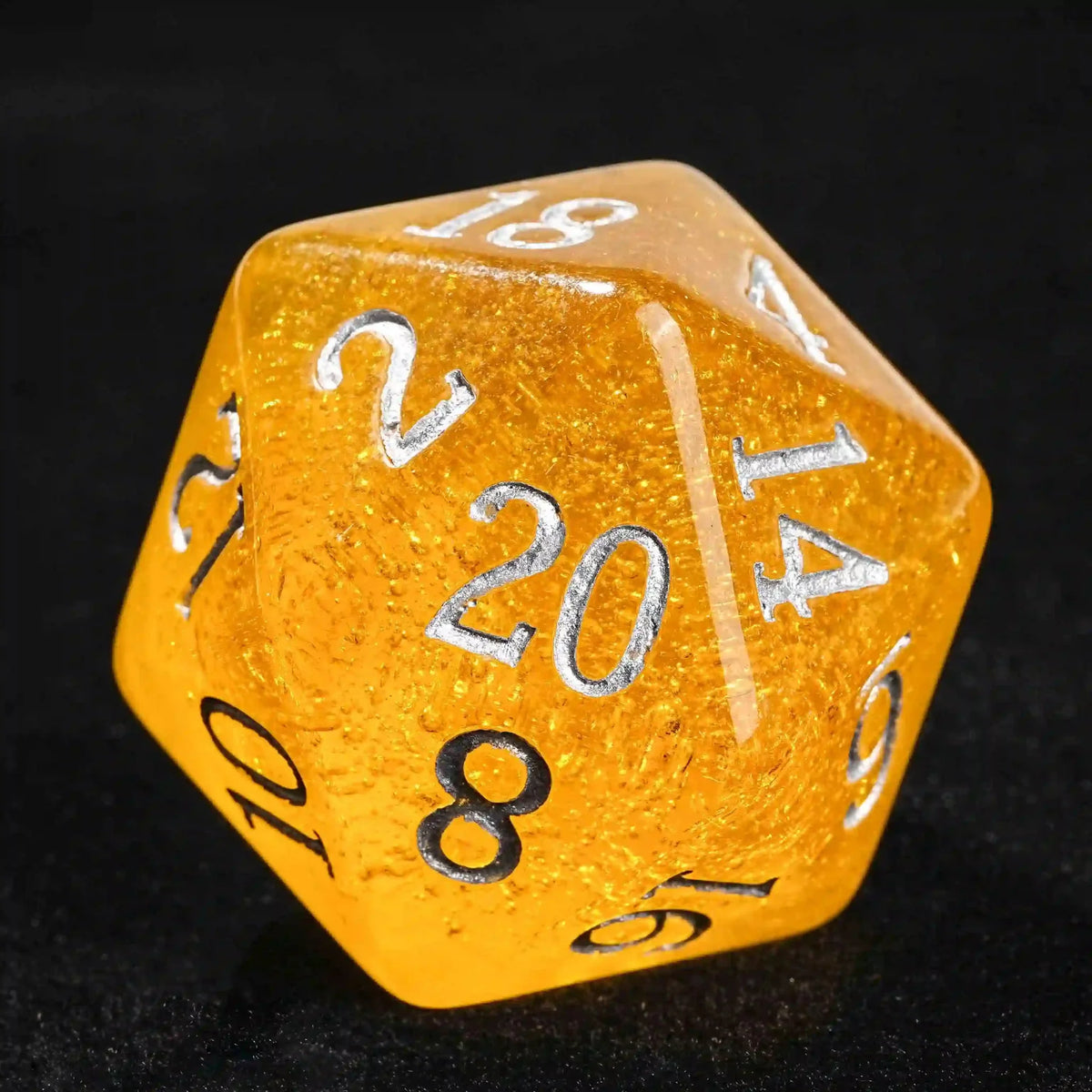 Bee Resin DND Dice Set – Budweiser Beer – Large Budweiser Beer Themed Resin Dice Set - Fun with every roll
