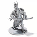 Bladed Warrior RPG Miniature – Tabletop Model – RPG Miniatures - D&D Blade Runner with base