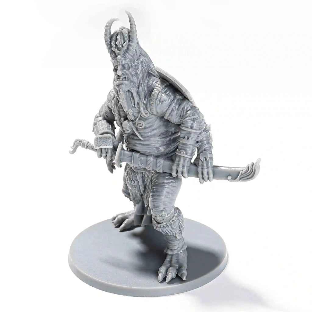 Bladed Warrior RPG Miniature – Tabletop Model – RPG Miniatures - D&D Blade Runner with base