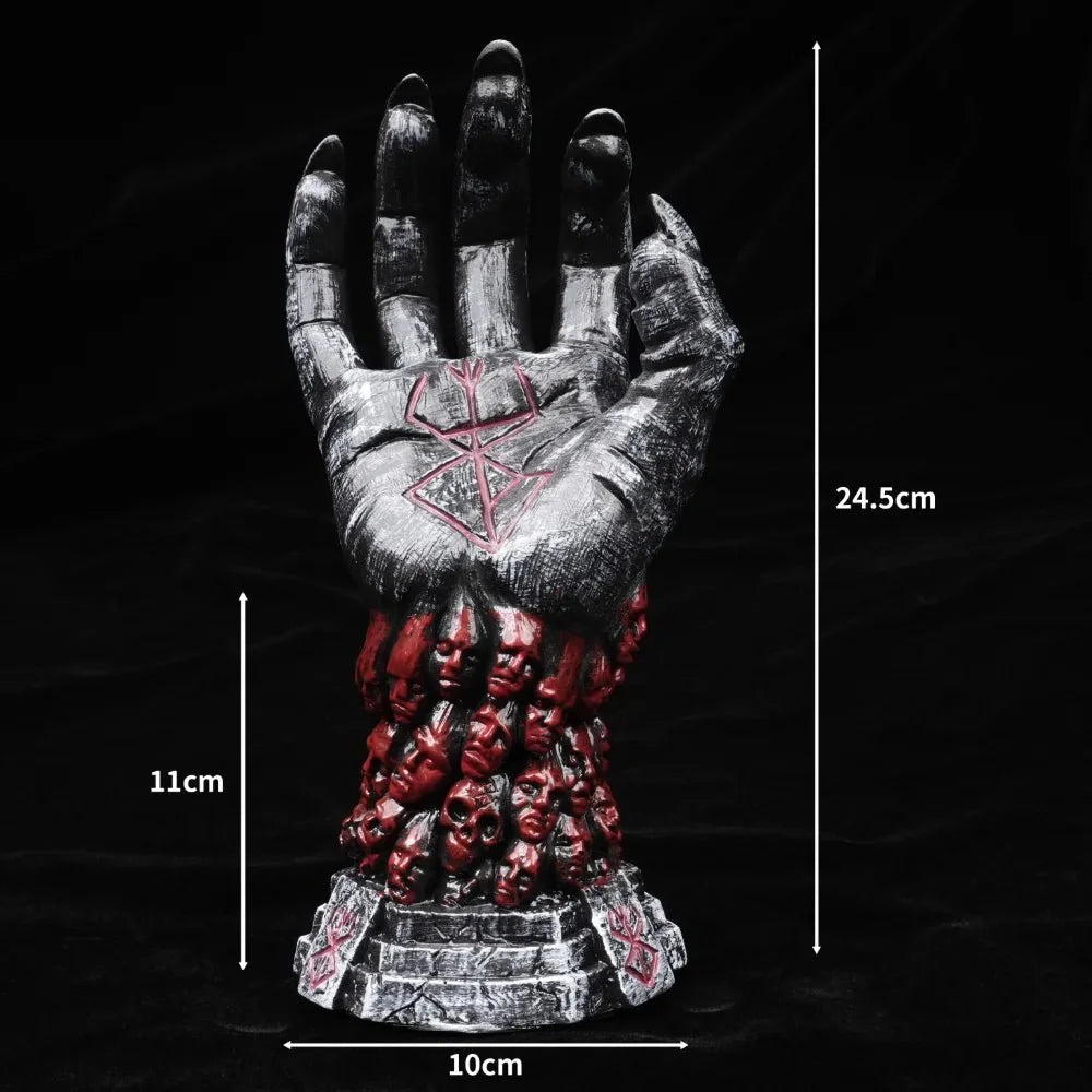 Board Dark RPG Miniature – Tabletop Model Dice – DND Dice board game accessories dark magic hand shape ornaments 24.5cm