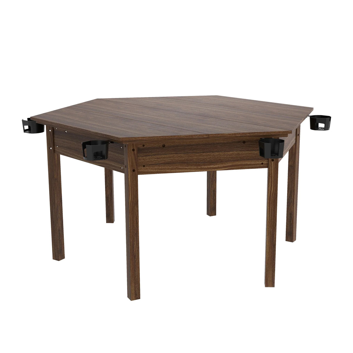 Tabletop Gaming Table – Wooden – Desktop Chess – board game table Board Game Table / Game Table for 6 Players, Hexagon