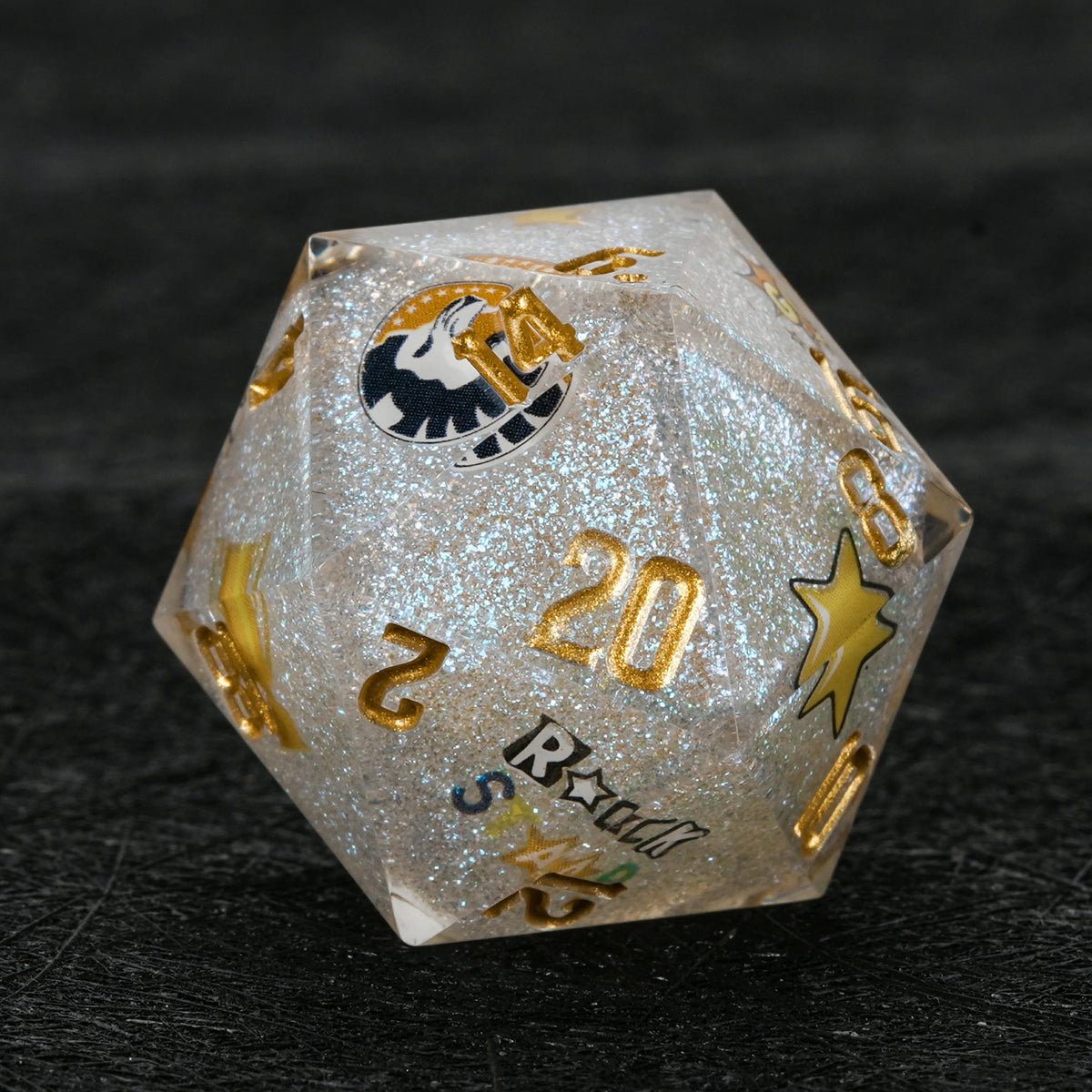 Brazil Soccer Resin Dice Set – alternate product view