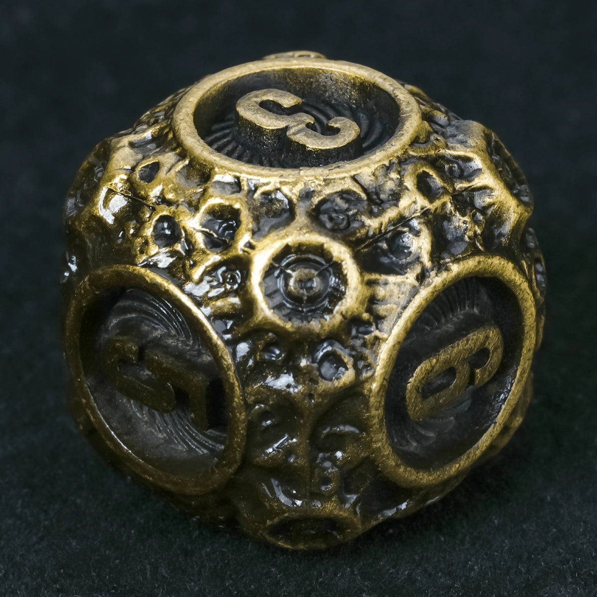 Bronze Planet Metal DND Dice Set – alternate product view