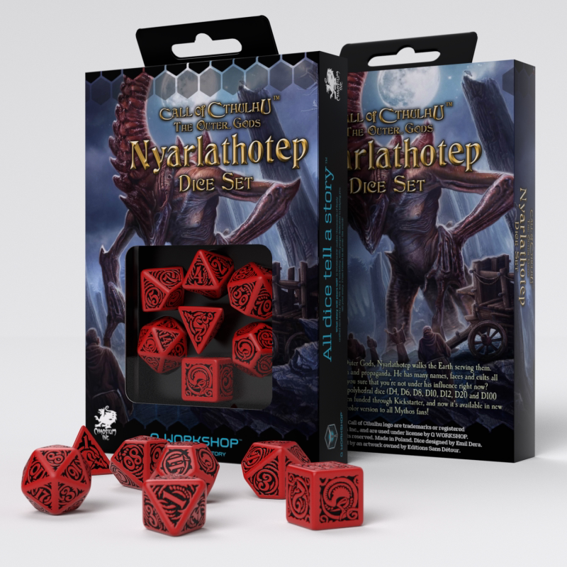 Call Cthulhu Acrylic RPG Dice Set – alternate product view