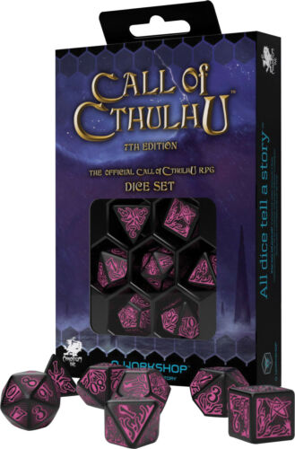 Call Cthulhu Acrylic RPG Dice Set – alternate product view