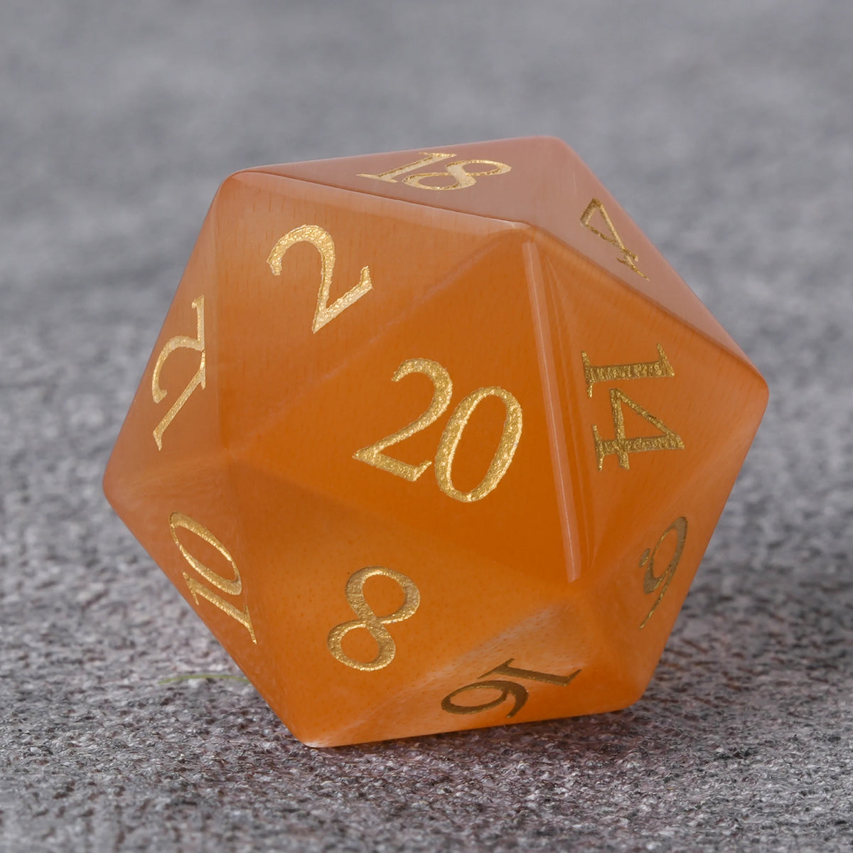 Cat Gemstone DND Dice Set – Cats Eye – alternate product view