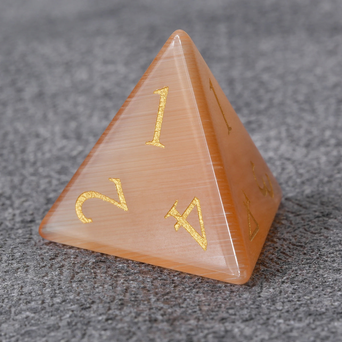 Cat Gemstone DND Dice Set – Cats Eye – alternate product view