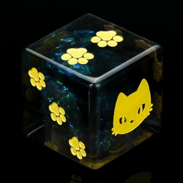 Cat Resin DND Dice Set – Kickstarter Mysterious – Kickstarter Dice — Mysterious Cat Resin Dice Set