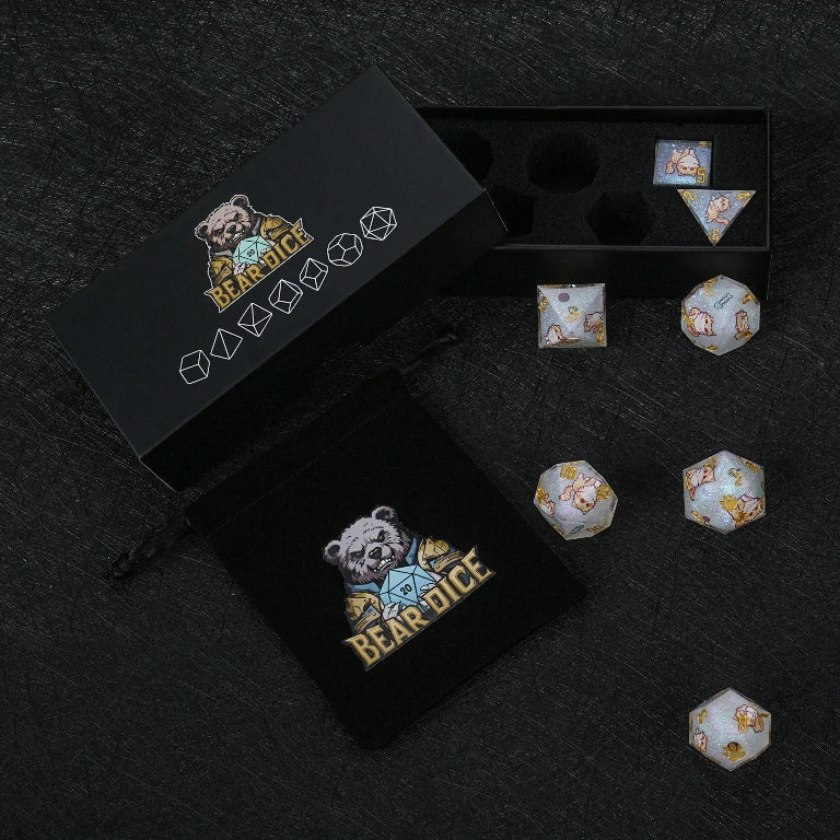 Cat Resin DND Dice Set – Persian – alternate product view
