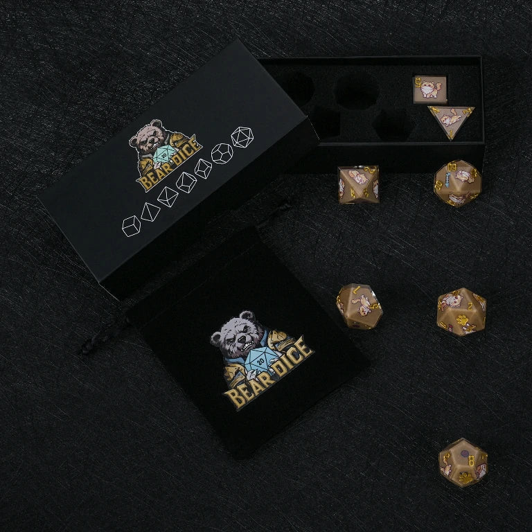 Cat Resin DND Dice Set – Persian – alternate product view