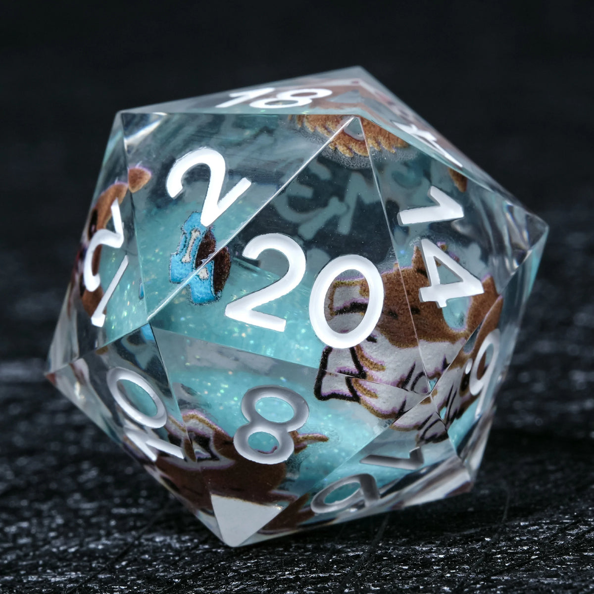 Chihuahua Liquid Core Dice Set – alternate product view