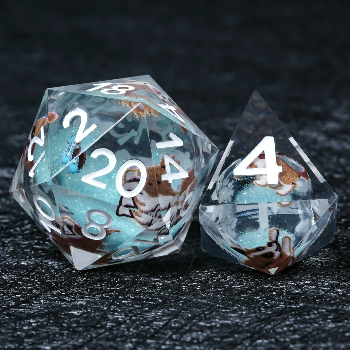 Chihuahua Liquid Core Dice Set – alternate product view
