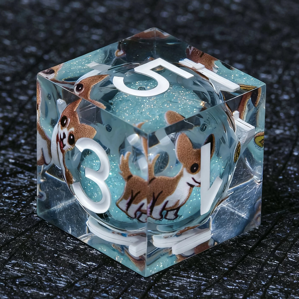 Chihuahua Liquid Core Dice Set – alternate product view