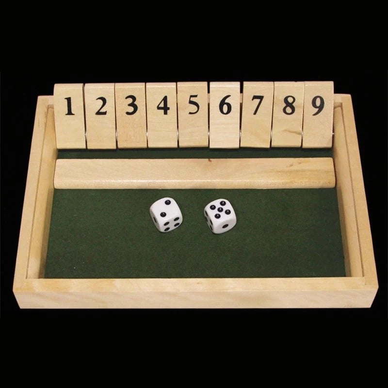 Closed Board Dice Box – Acrylic – Premium wooden box game | Classic dice board game suitable for families and adults
