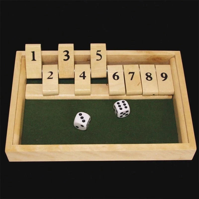 Closed Board Dice Box – Acrylic – Premium wooden box game | Classic dice board game suitable for families and adults