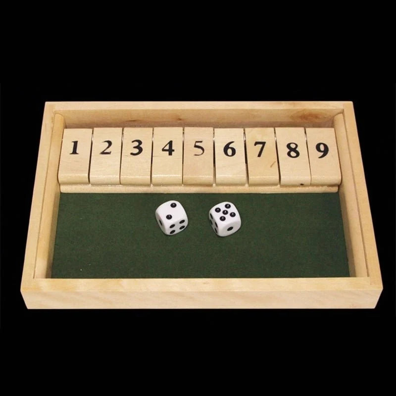 Closed Board Dice Box – Acrylic – Premium wooden box game | Classic dice board game suitable for families and adults