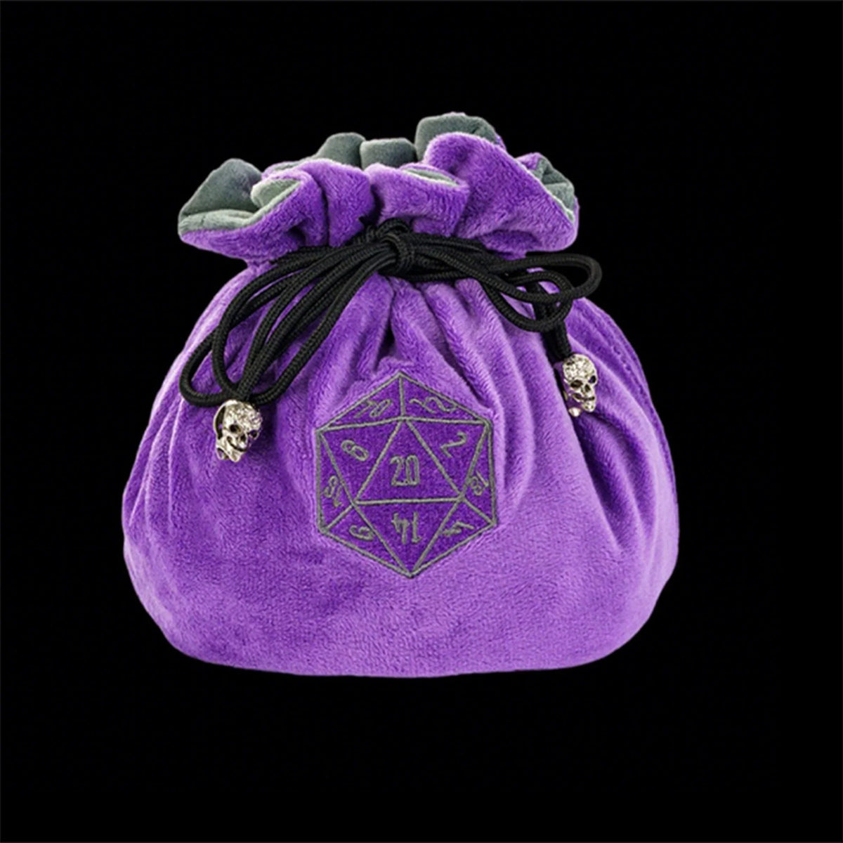 Coc Velvet Dice Box – DND & COC Dice Storage Bag | Velvet Dice Bag with Drawstring