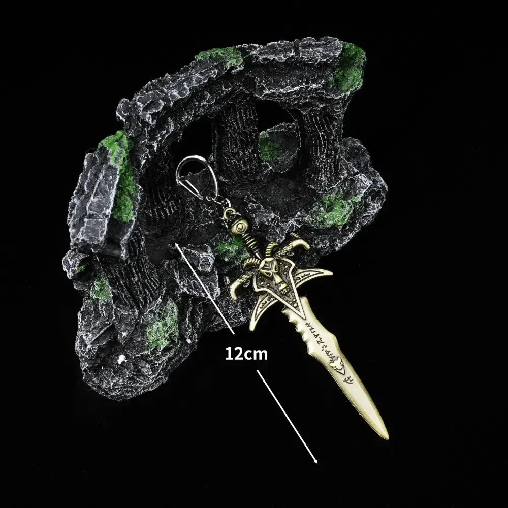 Collection Warcraft RPG Miniature – Tabletop Model Dice – DND Dice Accessory Collection Warcraft Classic Weapon Model