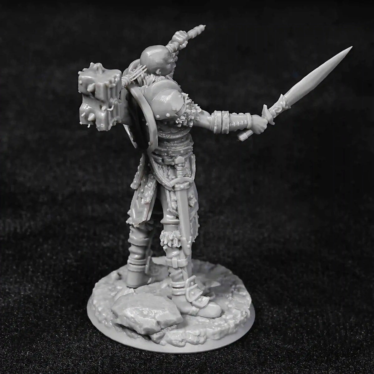 Commander Chess RPG Miniature – 3D-Printed Tabletop Model – Roman Legionary - style 3D printed model of DND commander
