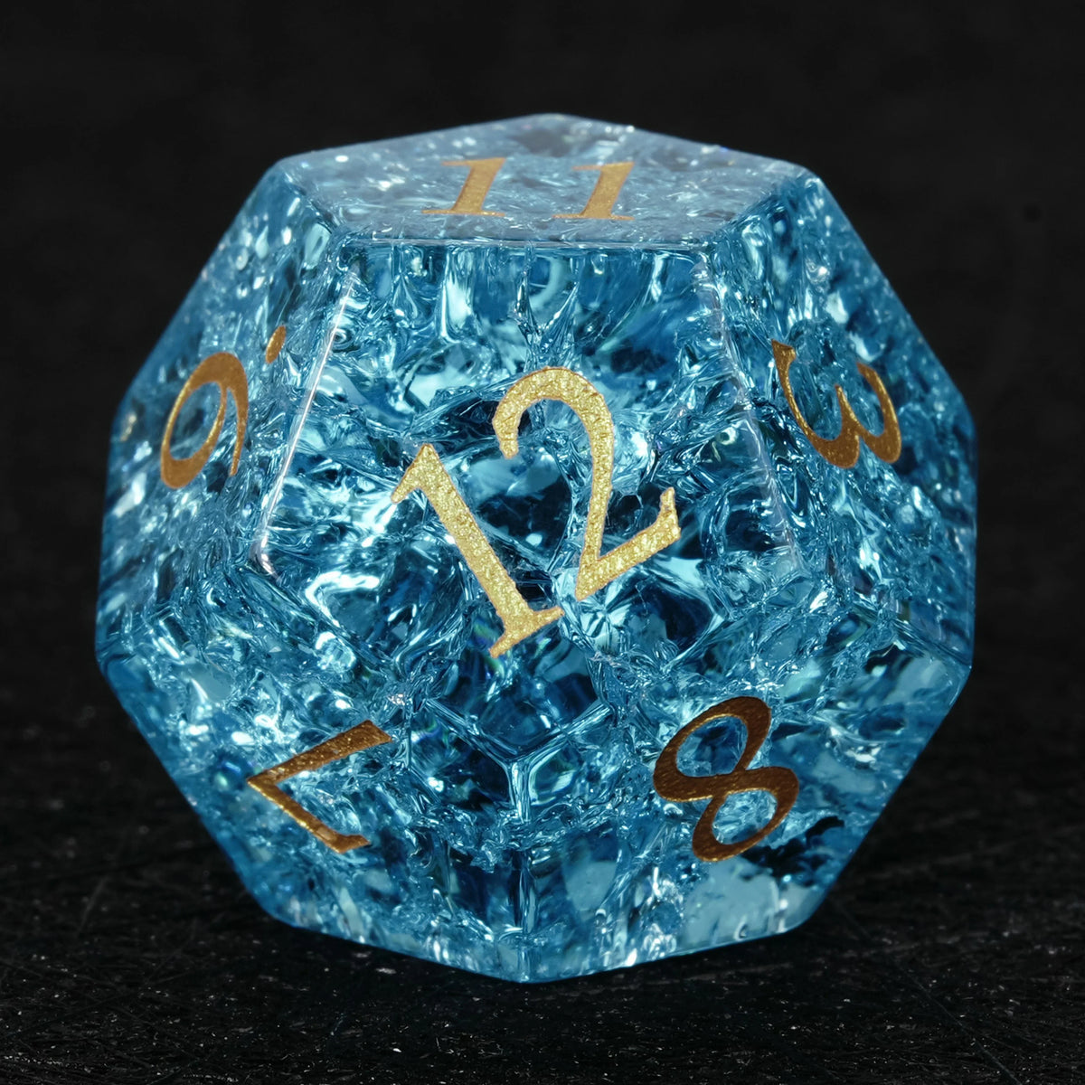 Crackle Effect Glass RPG Dice Set – alternate product view