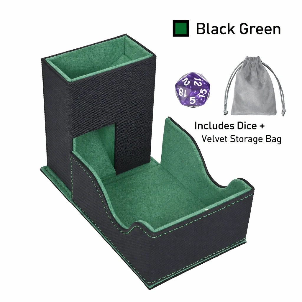 Creative Drawstring Dice Tower – Leather – alternate product view