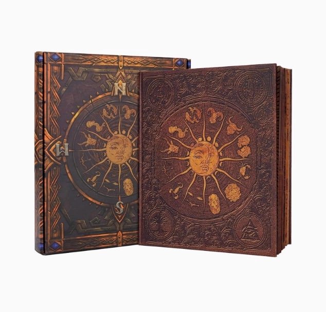 Cthulhu Twelve DND Dice – Cthulhu twelve constellations retro sun god magic book
